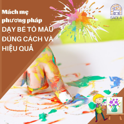 Mách mẹ phương pháp dạy bé tô màu đúng cách và hiệu quả