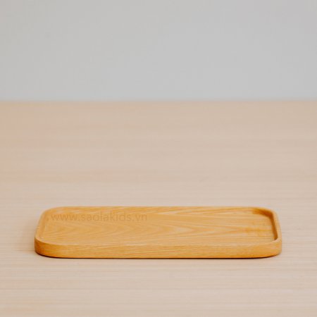 Khay gỗ hình chữ nhât màu dầu (25Dx14Wx1.5H)