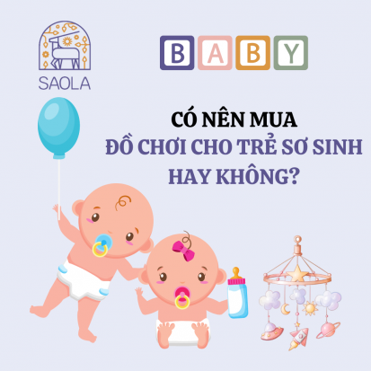 Có nên mua đồ chơi cho trẻ sơ sinh hay không?