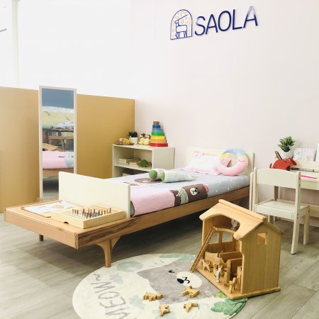 Giường montessori gỗ dẻ gai