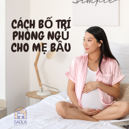 Cách bố trí phòng ngủ cho mẹ bầu